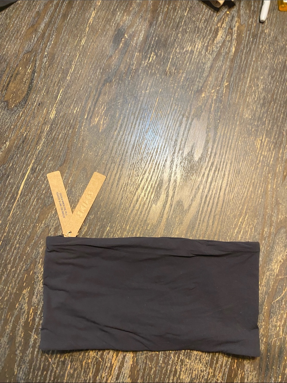 SKIMS Fits everybody XS NWT Black Bandeau Tube Top